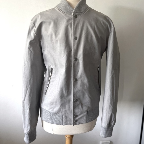 Reiss sports coat grey bomber size xl spring/fall jacket - Picture 1 of 2